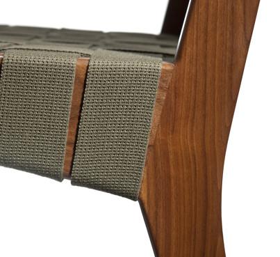 Risom Side Chair with Webbed Back Side/Dining Knoll 