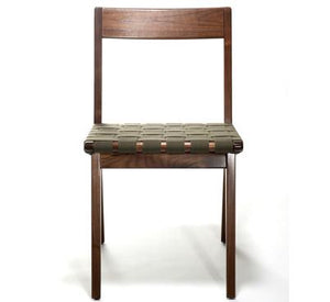 Risom Side Chair with Wood Back Side/Dining Knoll 
