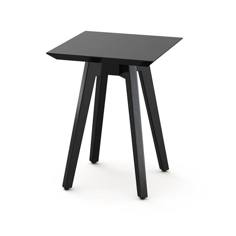 Risom Square Side Table side/end table Knoll Ebonized Walnut 