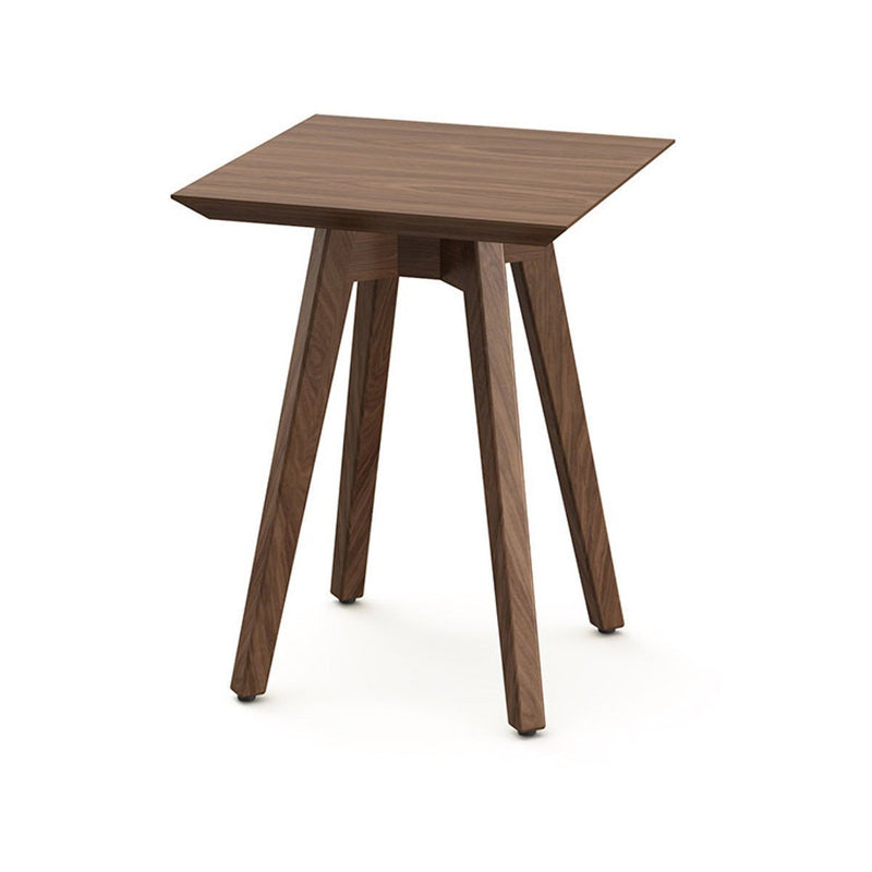 Risom Square Side Table side/end table Knoll Light Walnut 