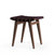 Risom Stool Stools Knoll Light Walnut +$22.00 Aubergine Cotton 