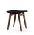 Risom Stool Stools Knoll Light Walnut +$22.00 Navy Cotton 