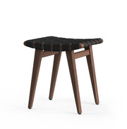 Risom Stool Stools Knoll Light Walnut +$22.00 Black Cotton 