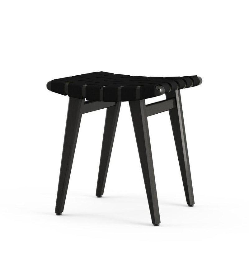 Risom Stool Stools Knoll Ebonized Maple Carbon Sunbrella 