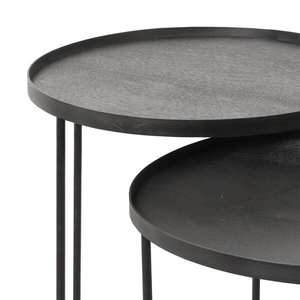 Round Tray Side Table Set side/end table Ethnicraft 