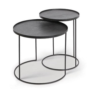 Round Tray Side Table Set side/end table Ethnicraft 