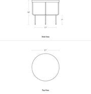 Roundhouse Low Side Table Side Table BluDot 