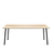 Emeco Run Table 72" table Emeco Black Base /Accoya Top Finish 