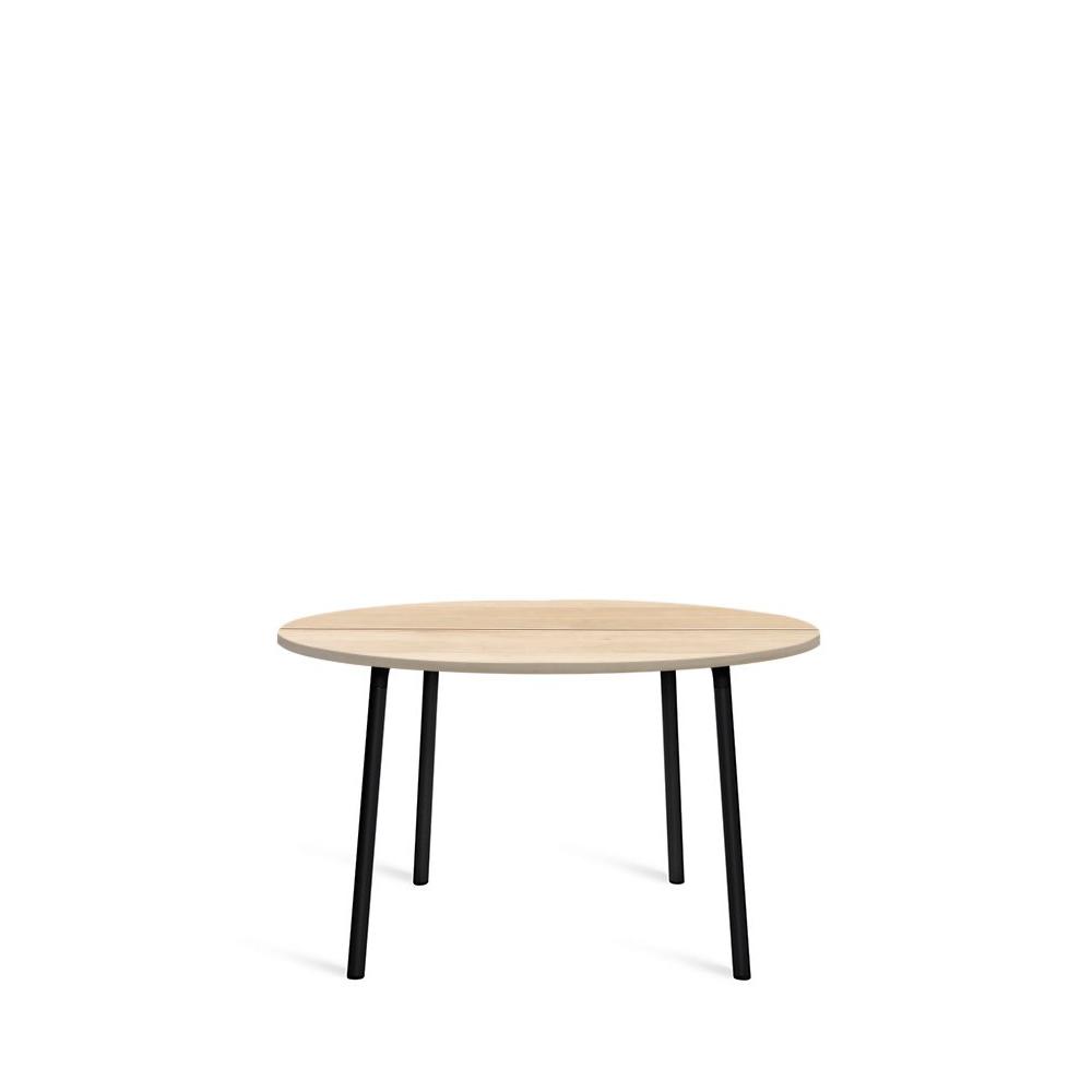 Run Cafe Table 42" Coffee Tables Emeco Black powder coated frame - Accoya Top Finish 