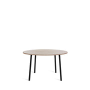Run Cafe Table 42" Coffee Tables Emeco Black powder coated frame - Ash Top Finish 