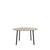 Run Cafe Table 42" Coffee Tables Emeco Black powder coated frame - Ash Top Finish 