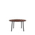 Run Cafe Table 42" Coffee Tables Emeco Black powder coated frame - walnut Top Finish 