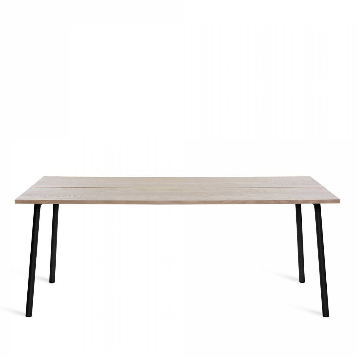 Run 72" Table table Emeco Black Base / Ash Top Finish 