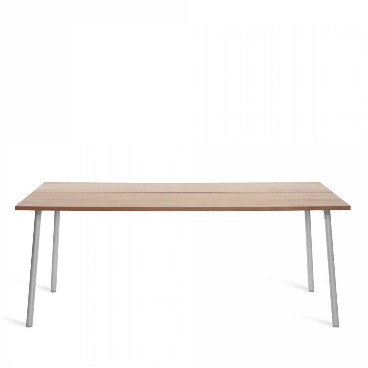 Run 72" Table table Emeco Aluminum Base / Walnut Top Finish 