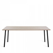 Run 96" Table table Emeco Black Base / Ash Top Finish 