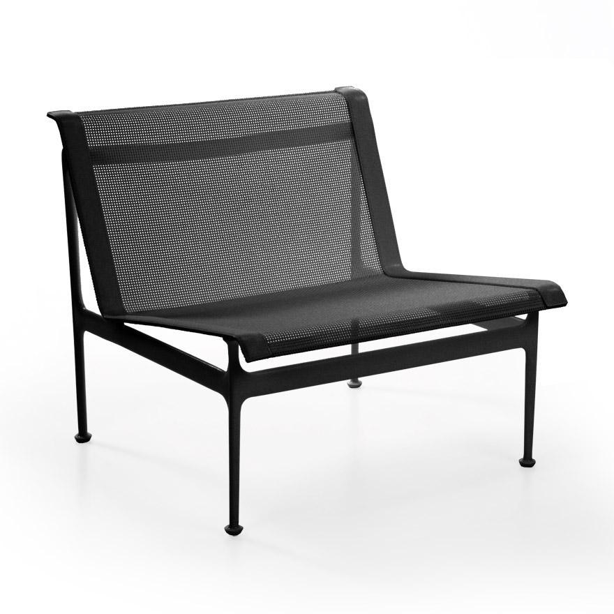 Swell Lounge Chair lounge chair Knoll Onyx with Onyx Mesh &amp; Strap 