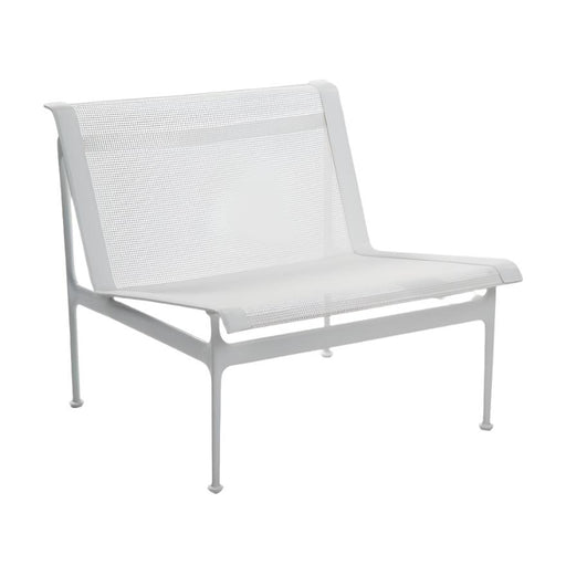 Swell Lounge Chair lounge chair Knoll White with White Mesh & Strap 