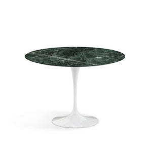 Saarinen 42" Round Dining Table Dining Tables Knoll White Verde Alpi Coated Marble 