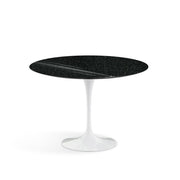 Saarinen 42" Round Dining Table Dining Tables Knoll White Black Andes Granite 