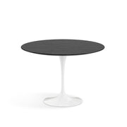 Saarinen 42" Round Dining Table Dining Tables Knoll White Ebonized Walnut 