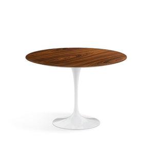 Saarinen 42" Round Dining Table Dining Tables Knoll White Rosewood 