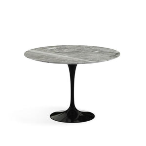 Saarinen 42" Round Dining Table Dining Tables Knoll Black Grey Coated Marble 