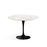 Saarinen 42" Round Dining Table Dining Tables Knoll Black Carrara Coated Marble 