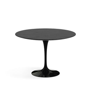 Saarinen 42" Round Dining Table Dining Tables Knoll Black Ebonized Walnut 