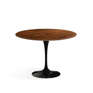 Saarinen 42" Round Dining Table Dining Tables Knoll Black Rosewood 