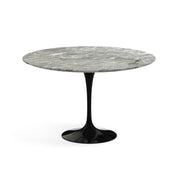 Saarinen 47" Round Dining Table Tables Knoll Grey marble, Satin finish