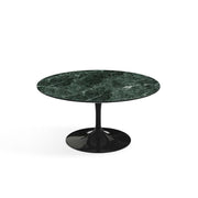 Saarinen Coffee Table - 35" Round Coffee Tables Knoll Black Verde Alpi marble, Satin finish 