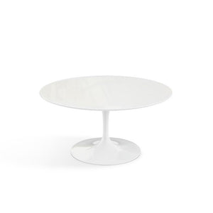 Saarinen Coffee Table - 35" Round Coffee Tables Knoll White Vetro Bianco 