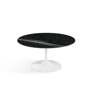 Saarinen Coffee Table - 35" Round Coffee Tables Knoll White Black Andes, Granite 