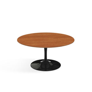 Saarinen Coffee Table - 35" Round Coffee Tables Knoll Black Teak 