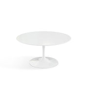 Saarinen Coffee Table - 35" Round Coffee Tables Knoll White White Laminate 