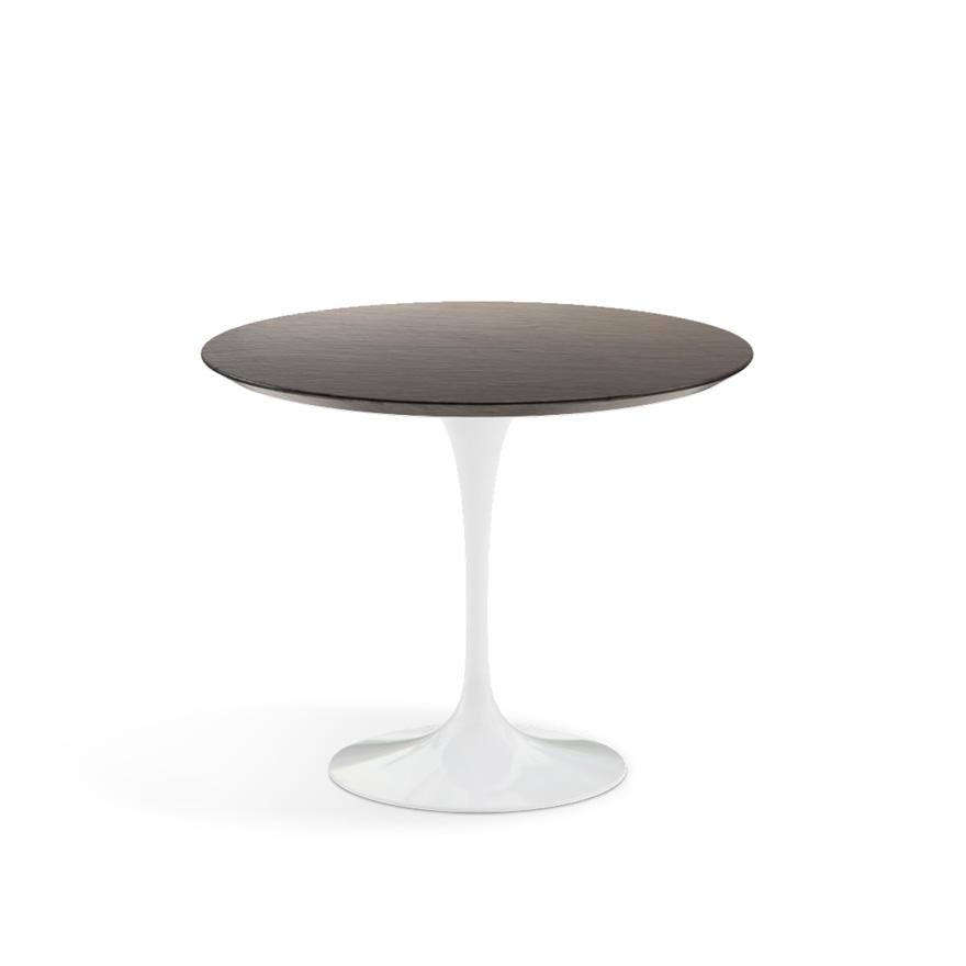 Saarinen Outdoor Dining Table - 35" Round Outdoors Knoll White Slate 