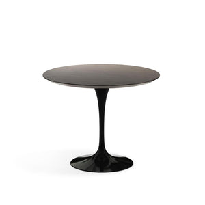 Saarinen Outdoor Dining Table - 35" Round Outdoors Knoll Black Slate 