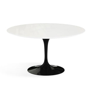 Saarinen Outdoor Dining Table - 54" Round Outdoors Knoll Black 