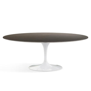 Saarinen Outdoor Dining Table - 78" Oval Outdoors Knoll White Slate 