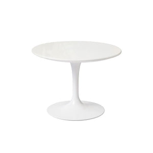 Saarinen Side Table - 20" Outdoor Outdoors Knoll White Vetro Bianco 