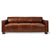 Cabot Sofa Sofa Gus Modern Saddle Brown Leather 