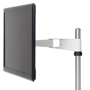 Sapper 50 Monitor Arm Accessories Knoll Bright White 16" Black