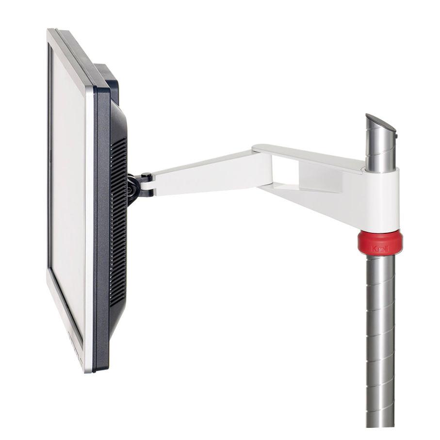 Sapper Single Monitor Arm Accessories Knoll Bright White Red 