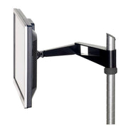Sapper Single Monitor Arm Accessories Knoll Jet Black Black 