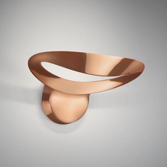 Mesmeri LED Wall Lights Wall Lights Artemide Satin Copper 3000K 