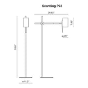 Scantling P73 Floor Lamp Floor Lamps Marset 