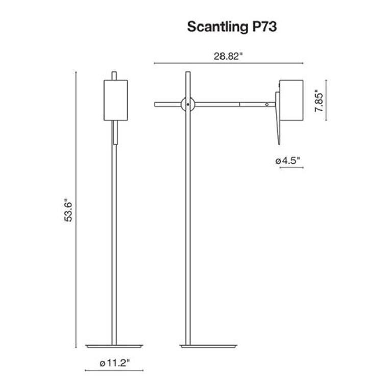 Scantling P73 Floor Lamp Floor Lamps Marset 