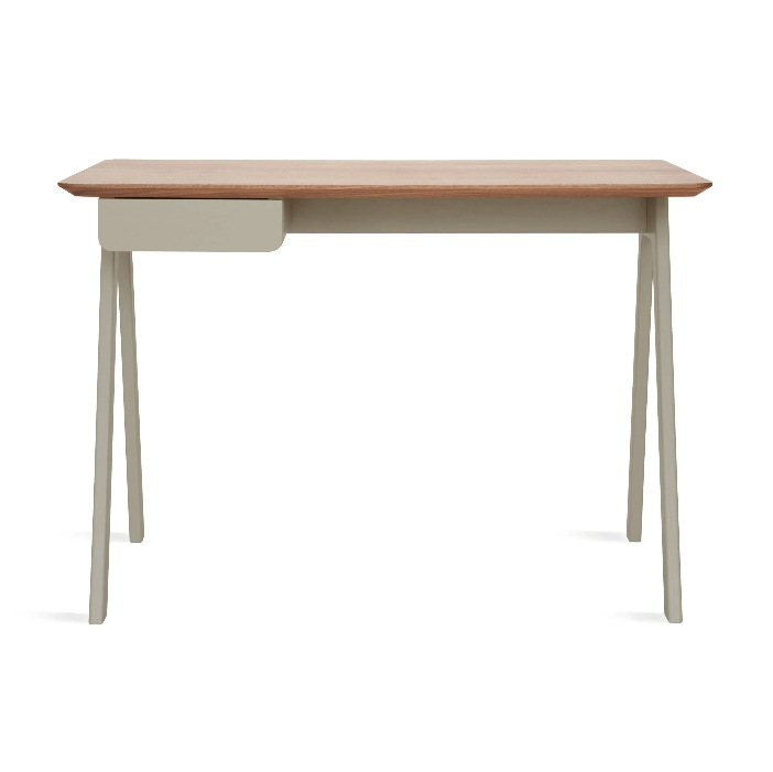 Stash Desk Desk's BluDot Walnut/ Putty Grey 