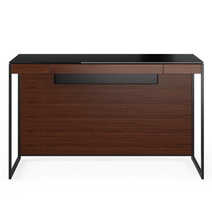 Sequel 20 Compact Desk 6103 Desk&#39;s BDI Chocolate Stained Walnut Black 