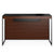 Sequel 20 Compact Desk 6103 Desk's BDI Chocolate Stained Walnut Black 